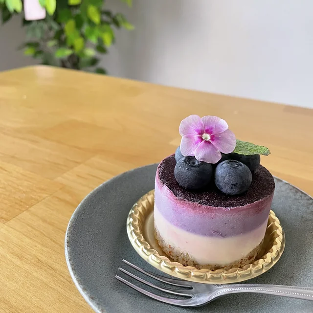 ブルーベリーのロースイーツ